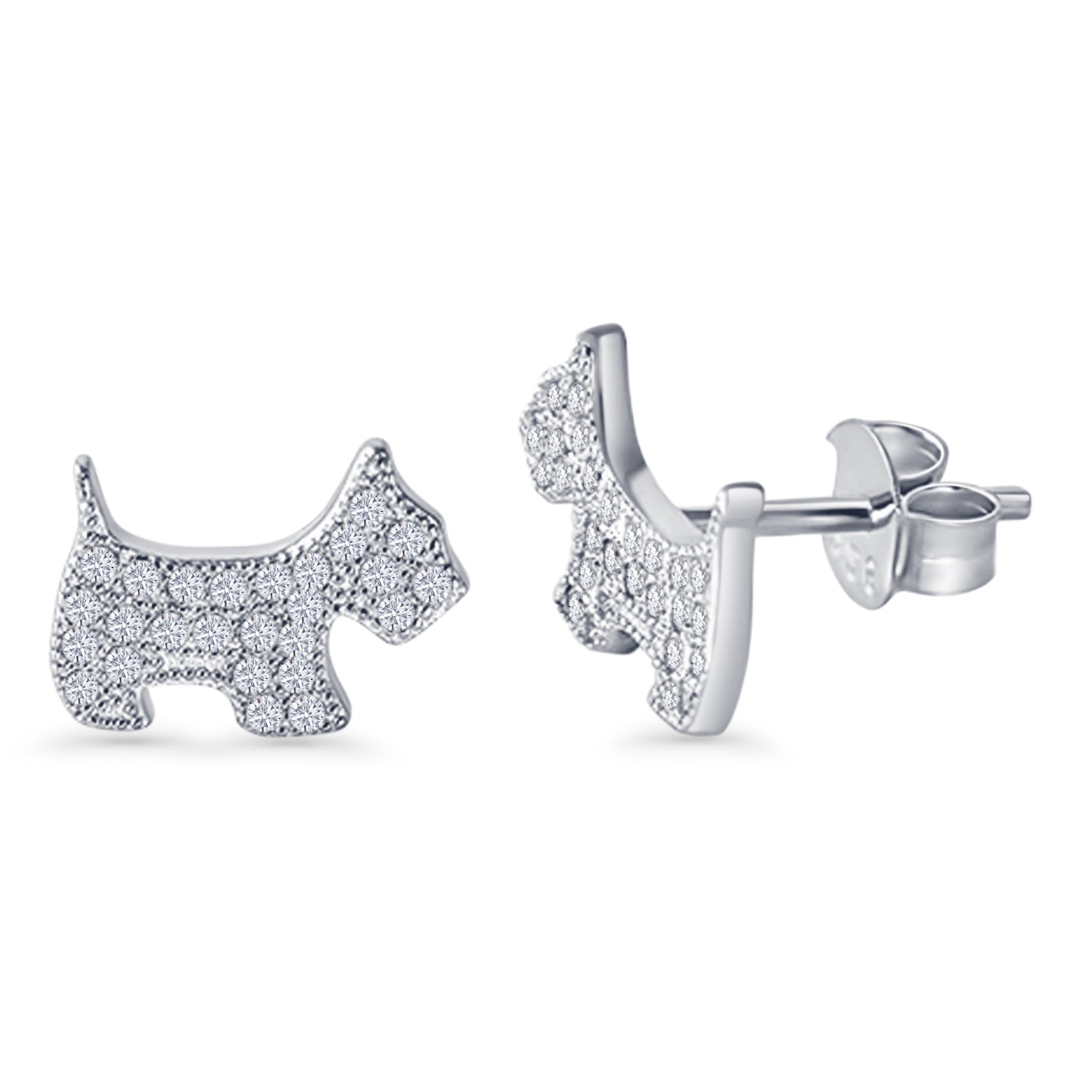 Dog Stud Earrings
