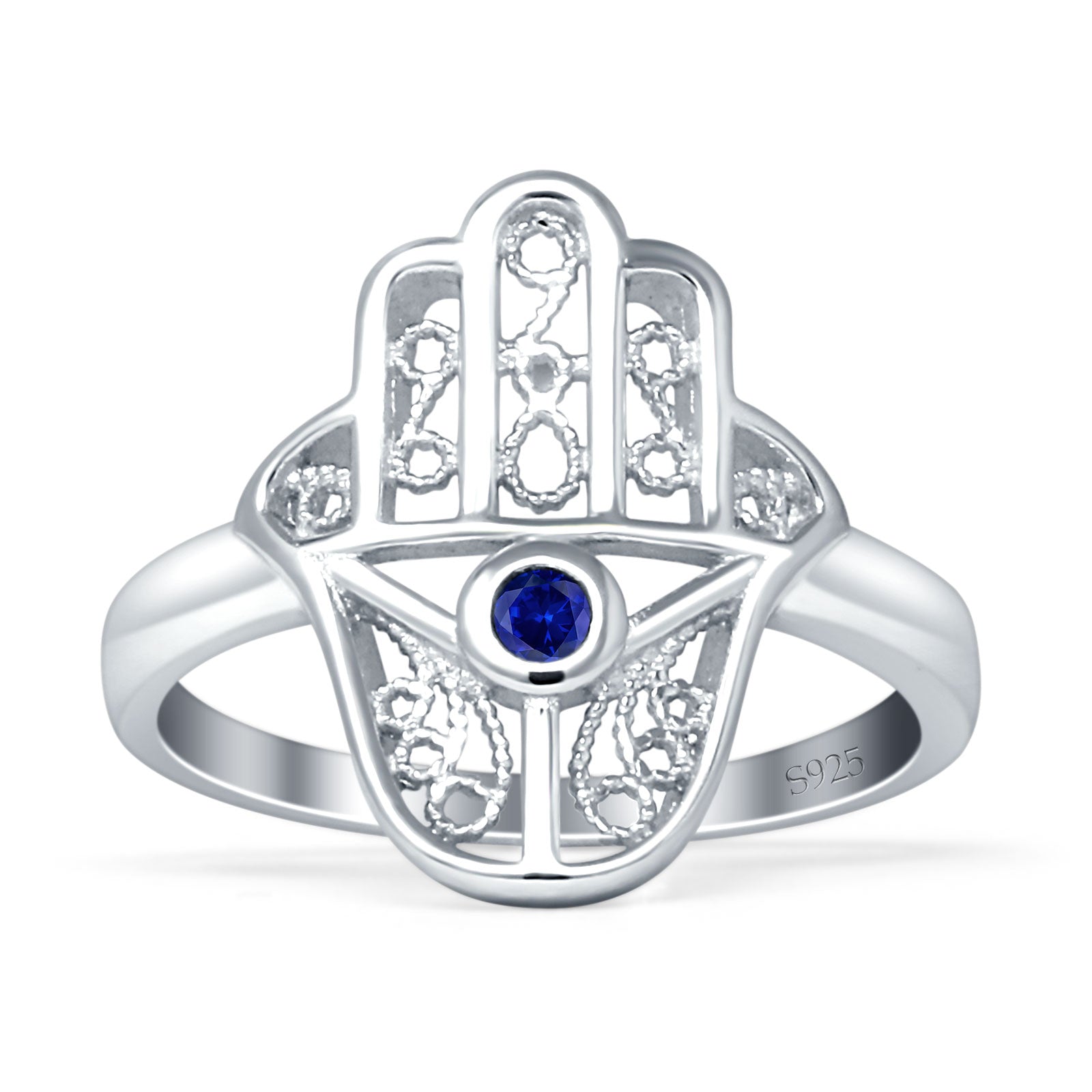 Evil Eye Hamsa Ring