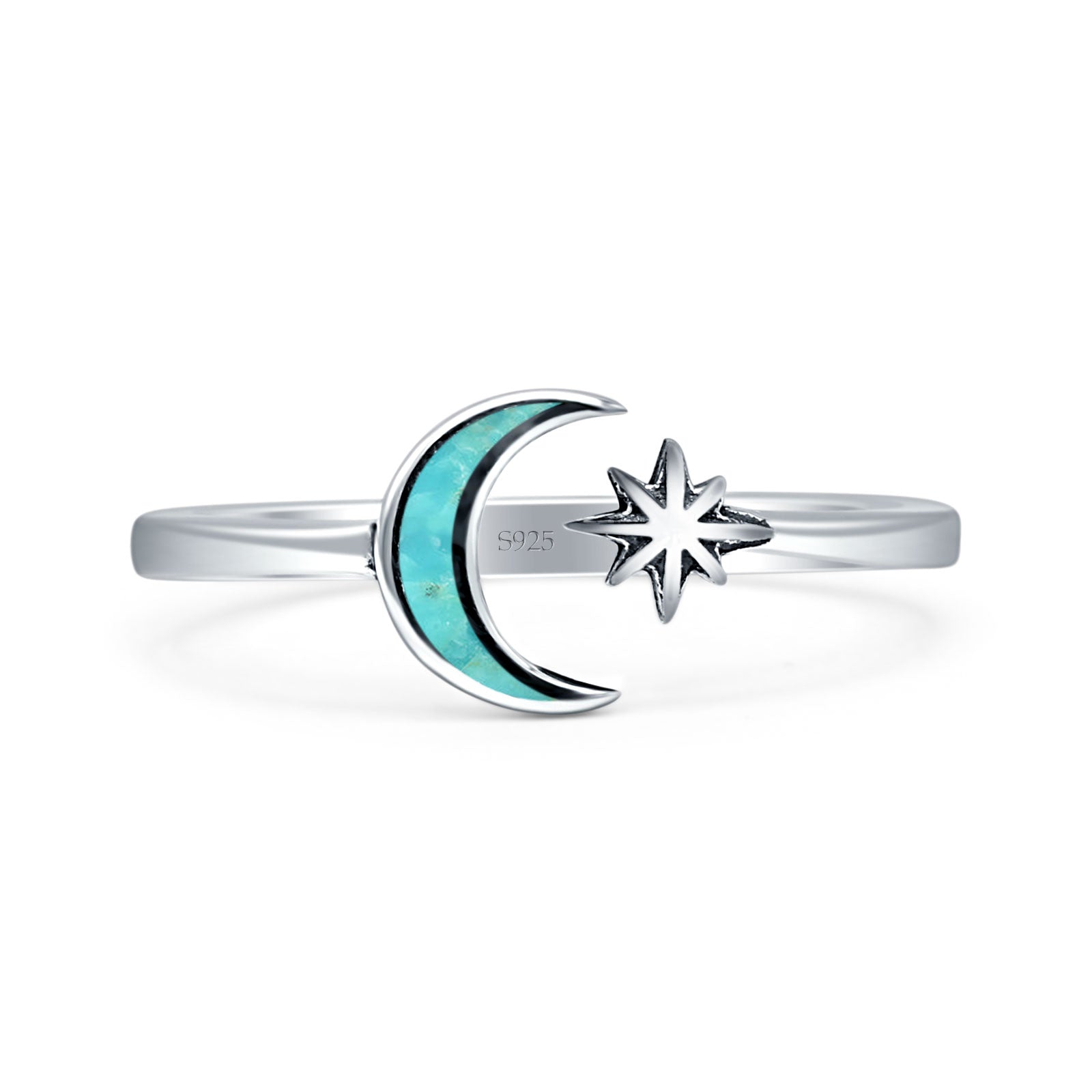 Star & Moon Ring
