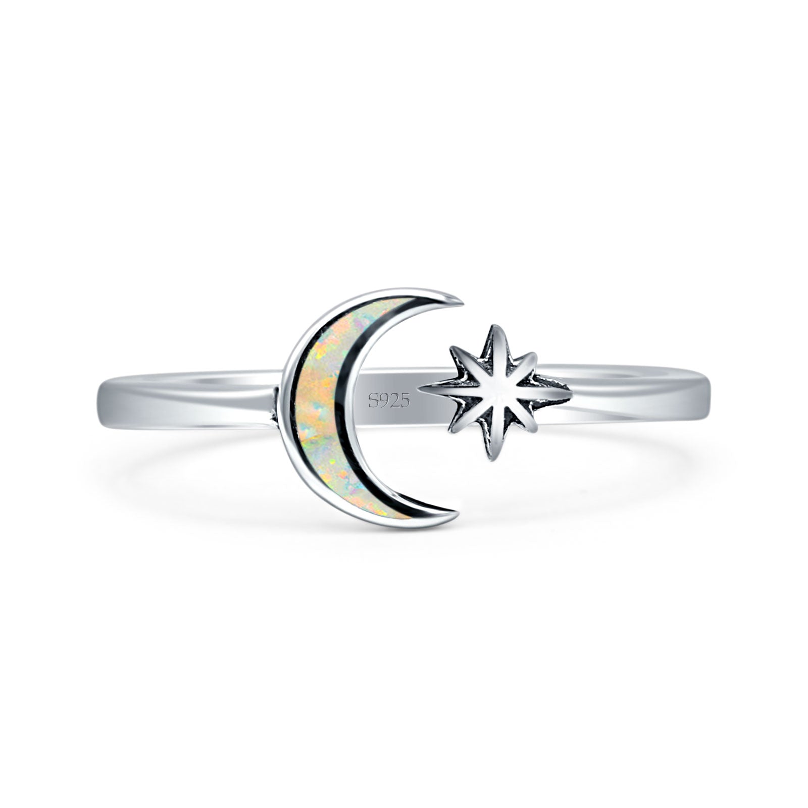 Star & Moon Ring