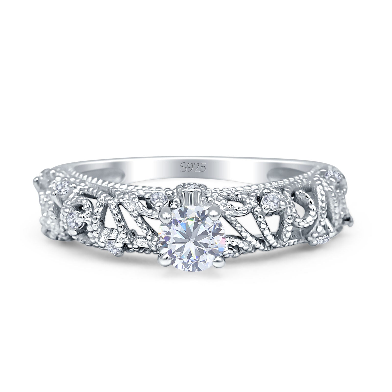 Beaded Filigree Ring
