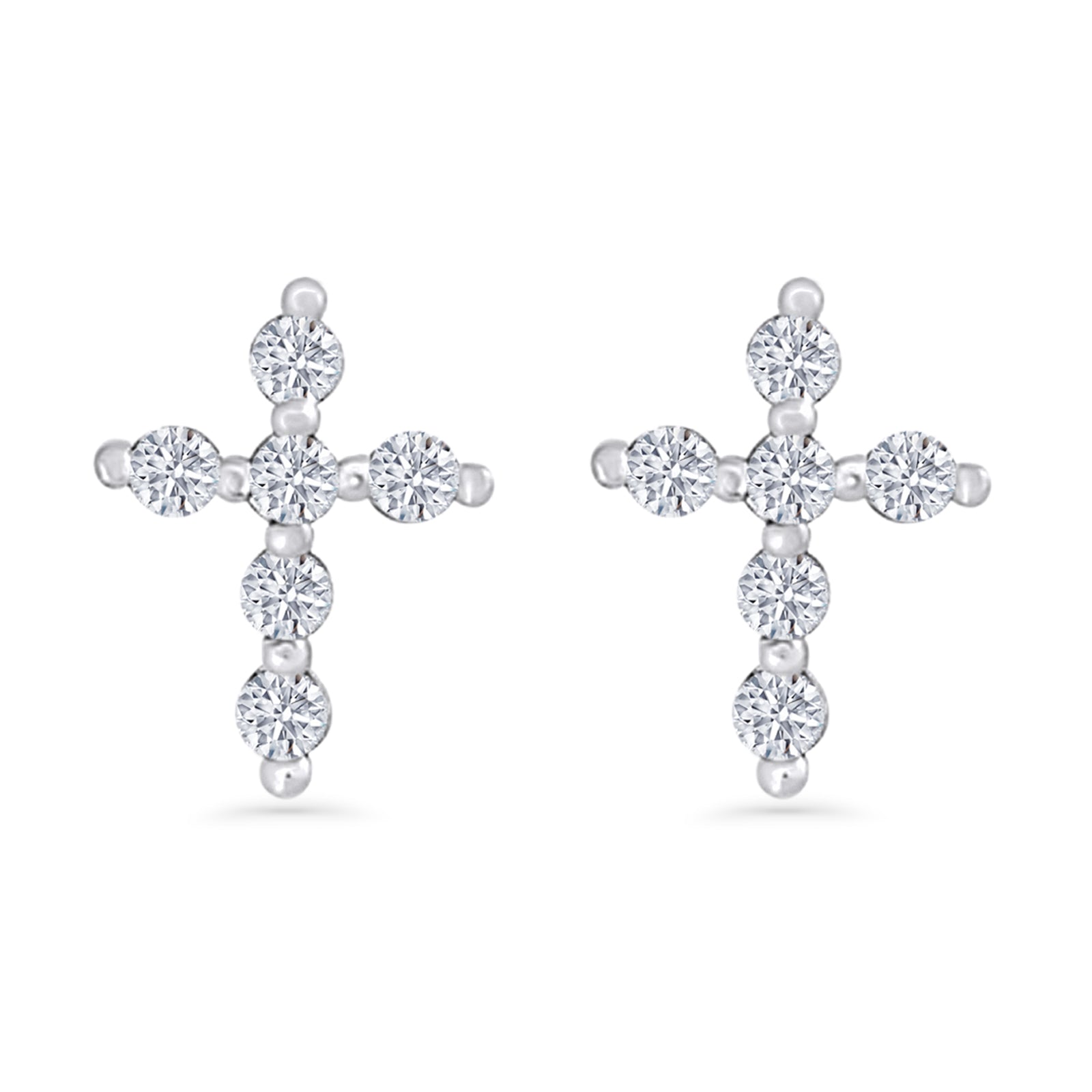 Cross Stud Earrings
