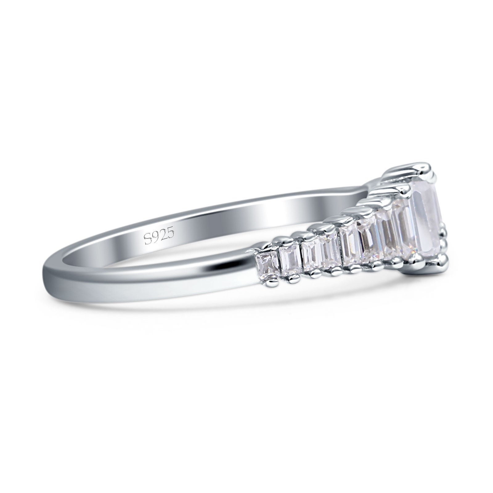 Bagauette Traped Ring