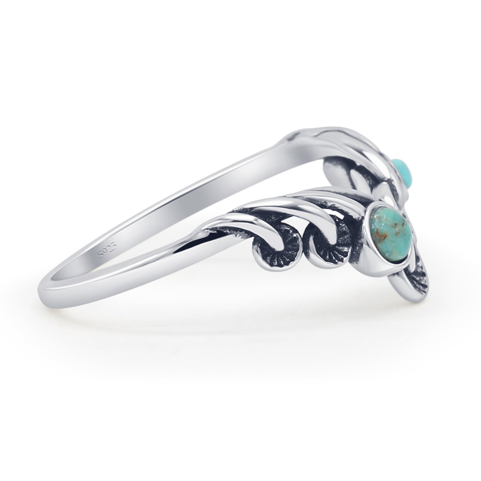 Mushroom Chevron Ring