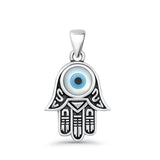 Hamsa Hand & Evil Eye Pendant