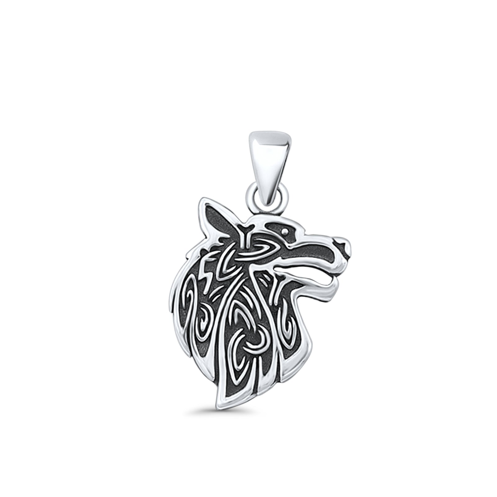 Wolf Viking Pendant