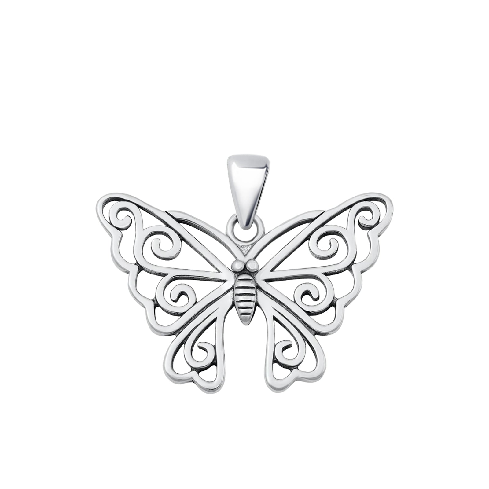 Butterfly Filigree Pendant