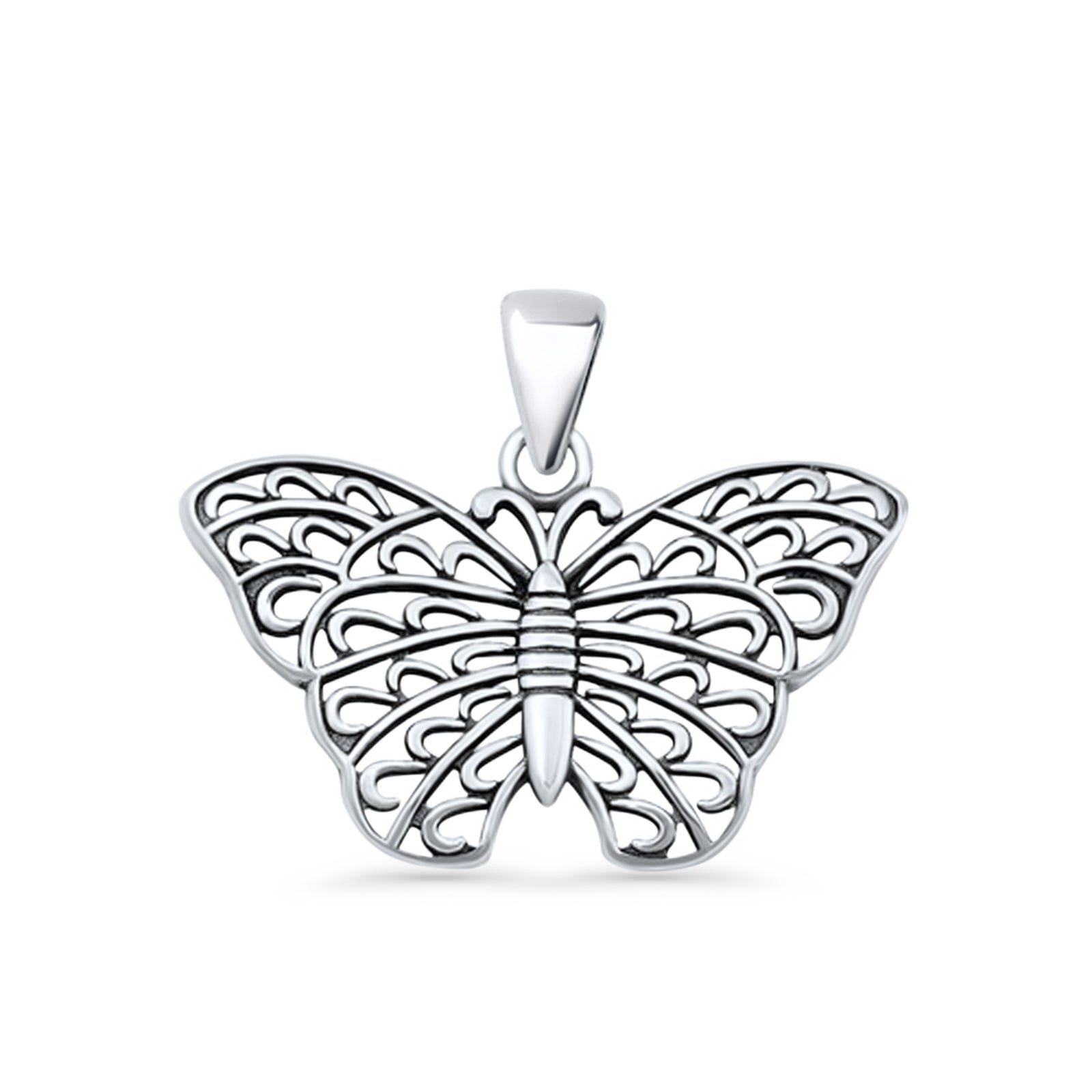 Butterfly Filigree Pendant