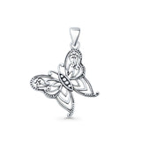 Butterfly Filigree Pendant Oxidized 925 Sterling Silver Wholesale