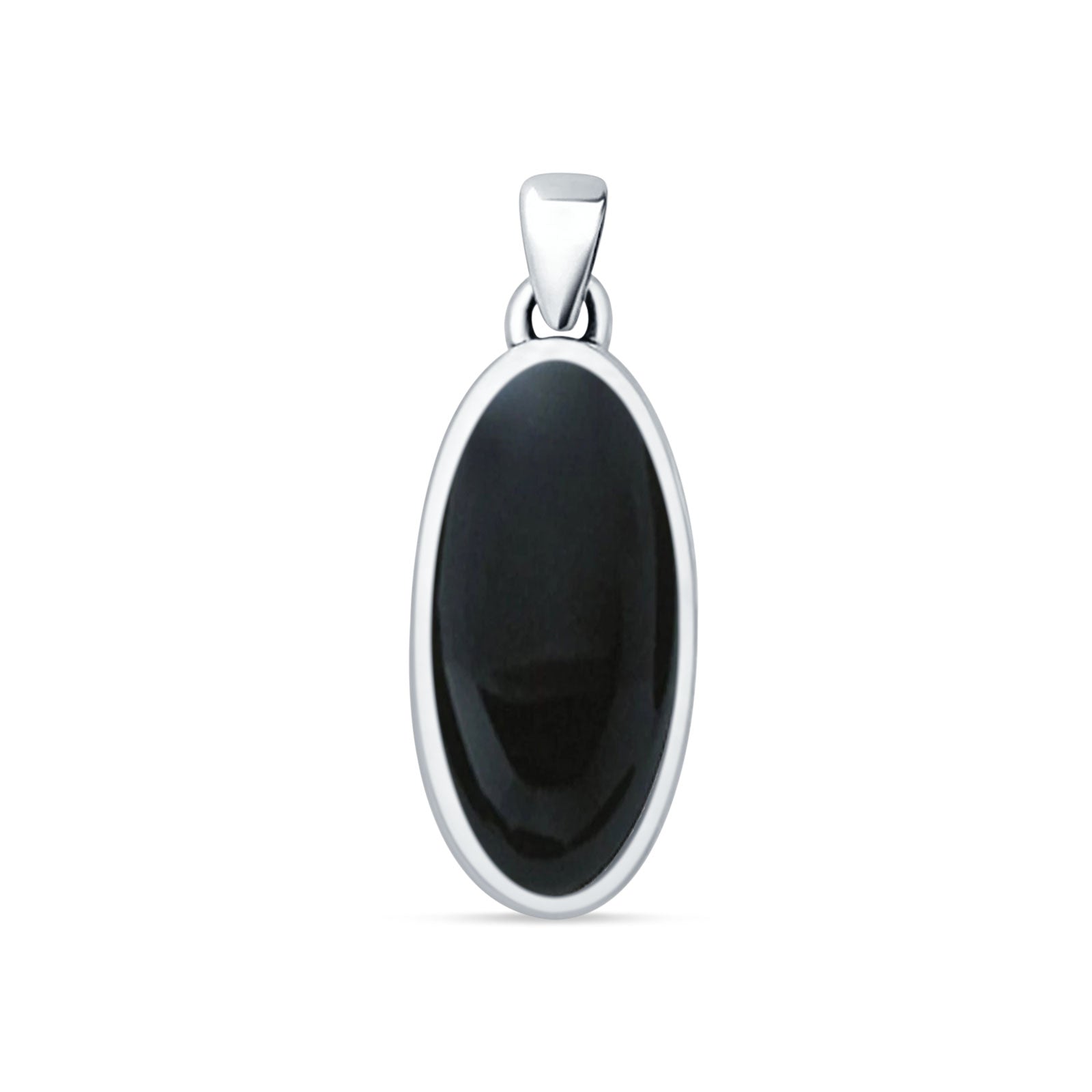 Oxidized Solitaire Pendant