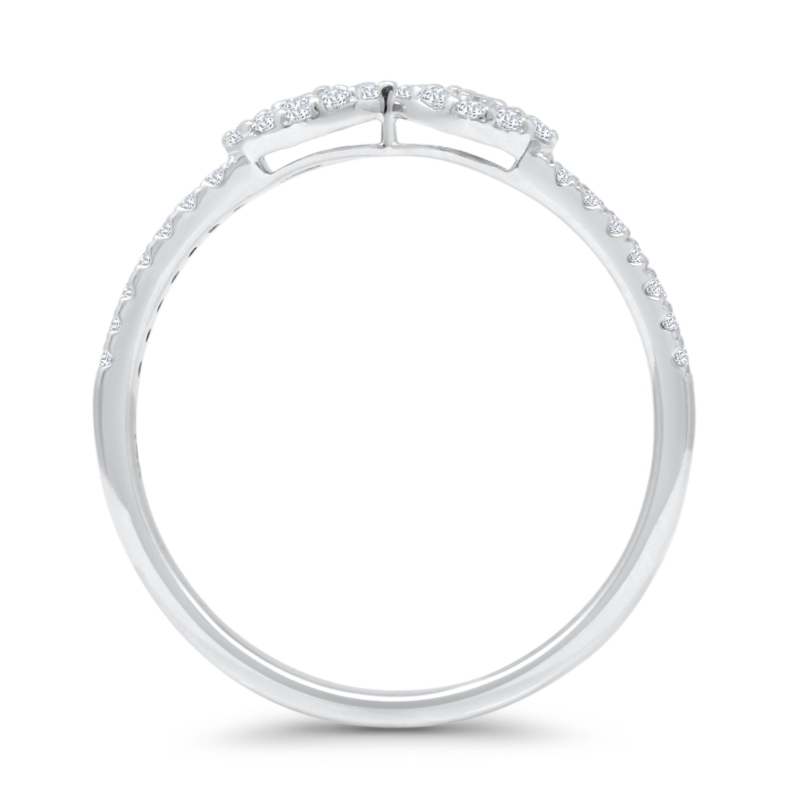 Art Deco Cluster Wedding Ring