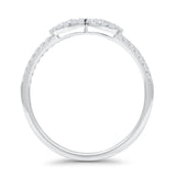 Art Deco Cluster Wedding Ring