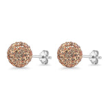 Full Ball Stud Earrings
