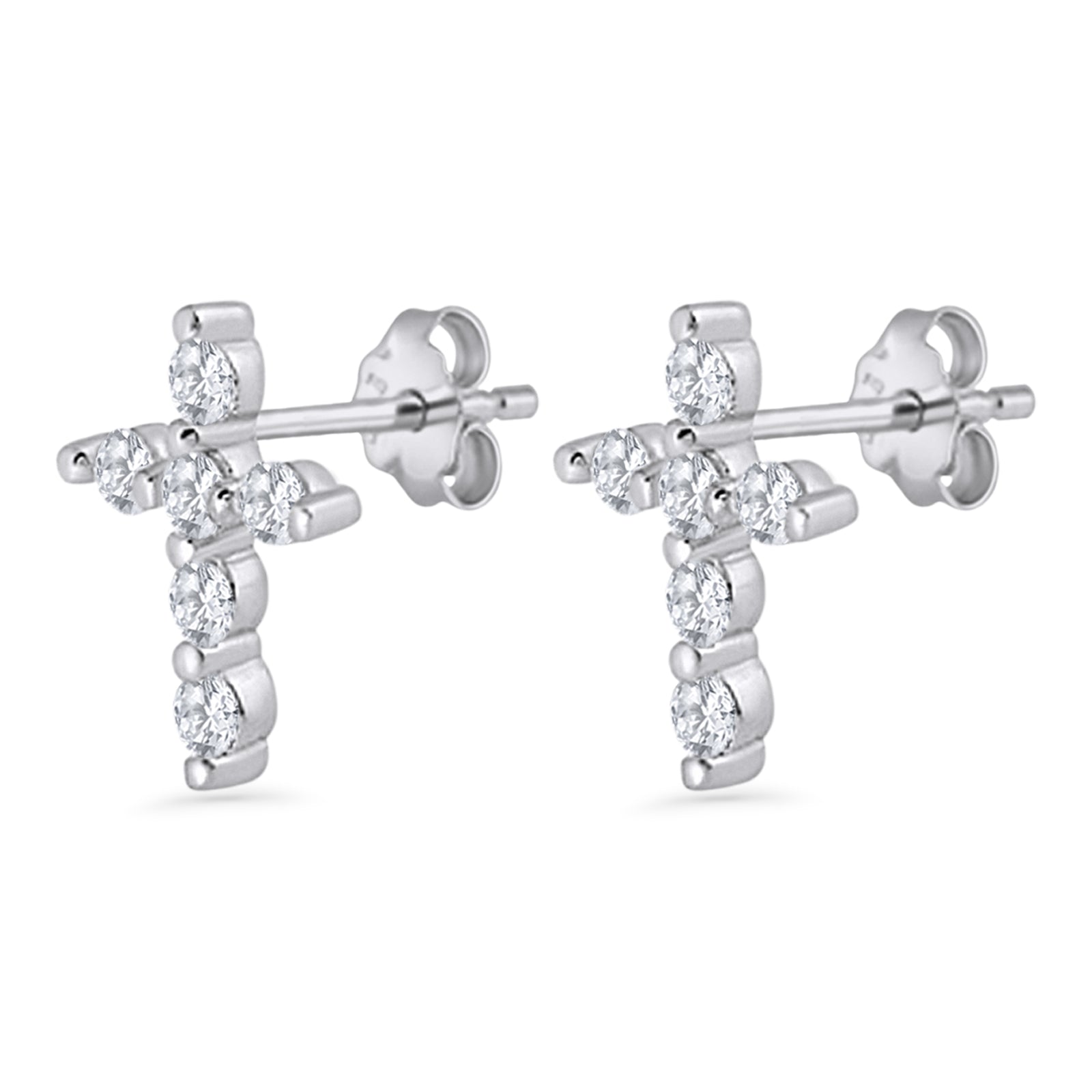 Cross Stud Earrings