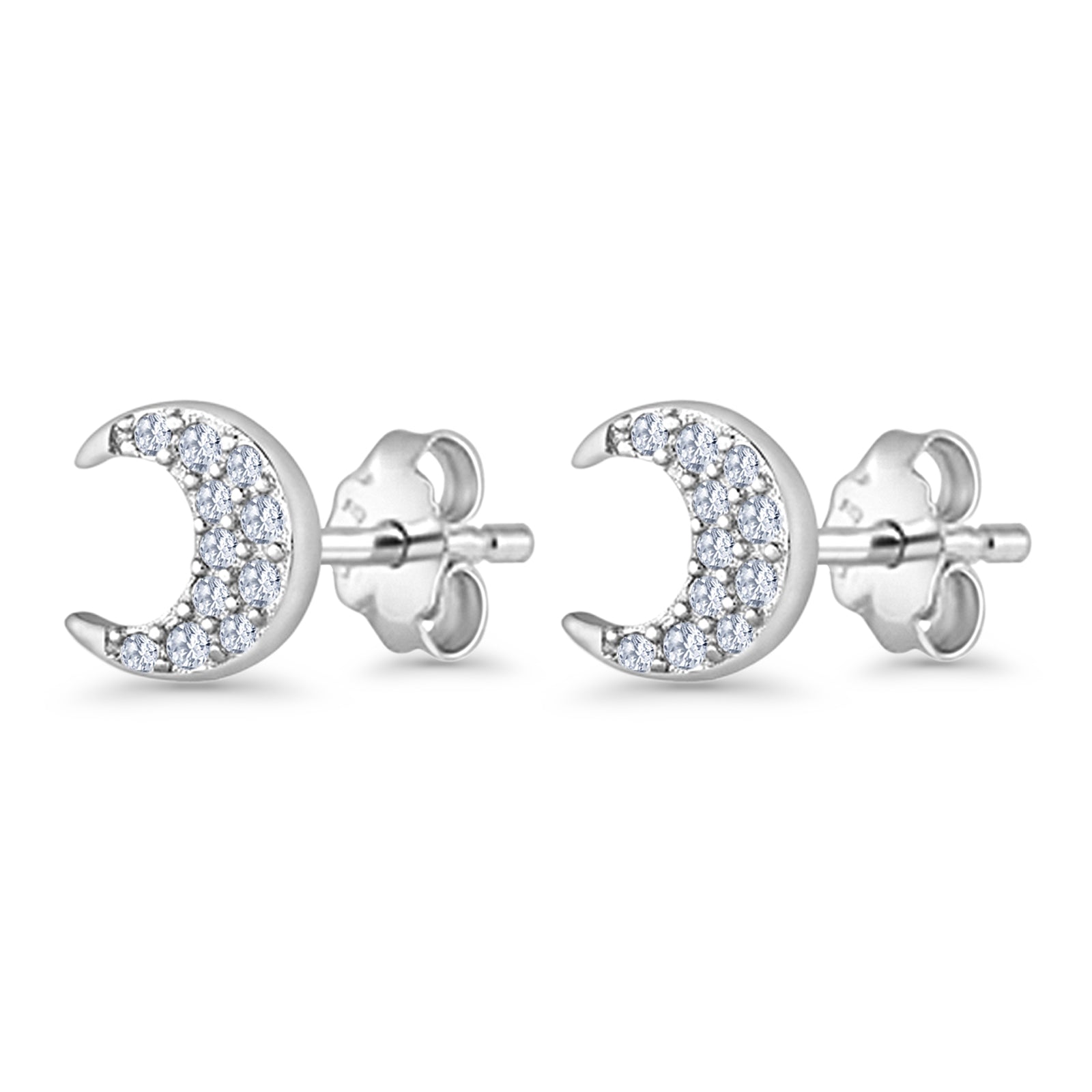 Moon Studs Earrings