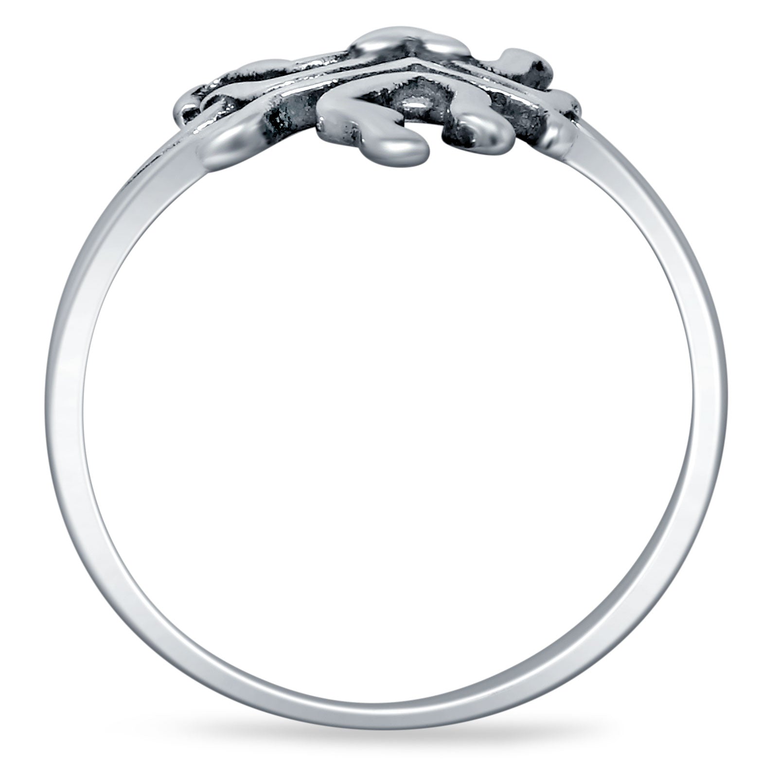 Oxidized Octopus Ring