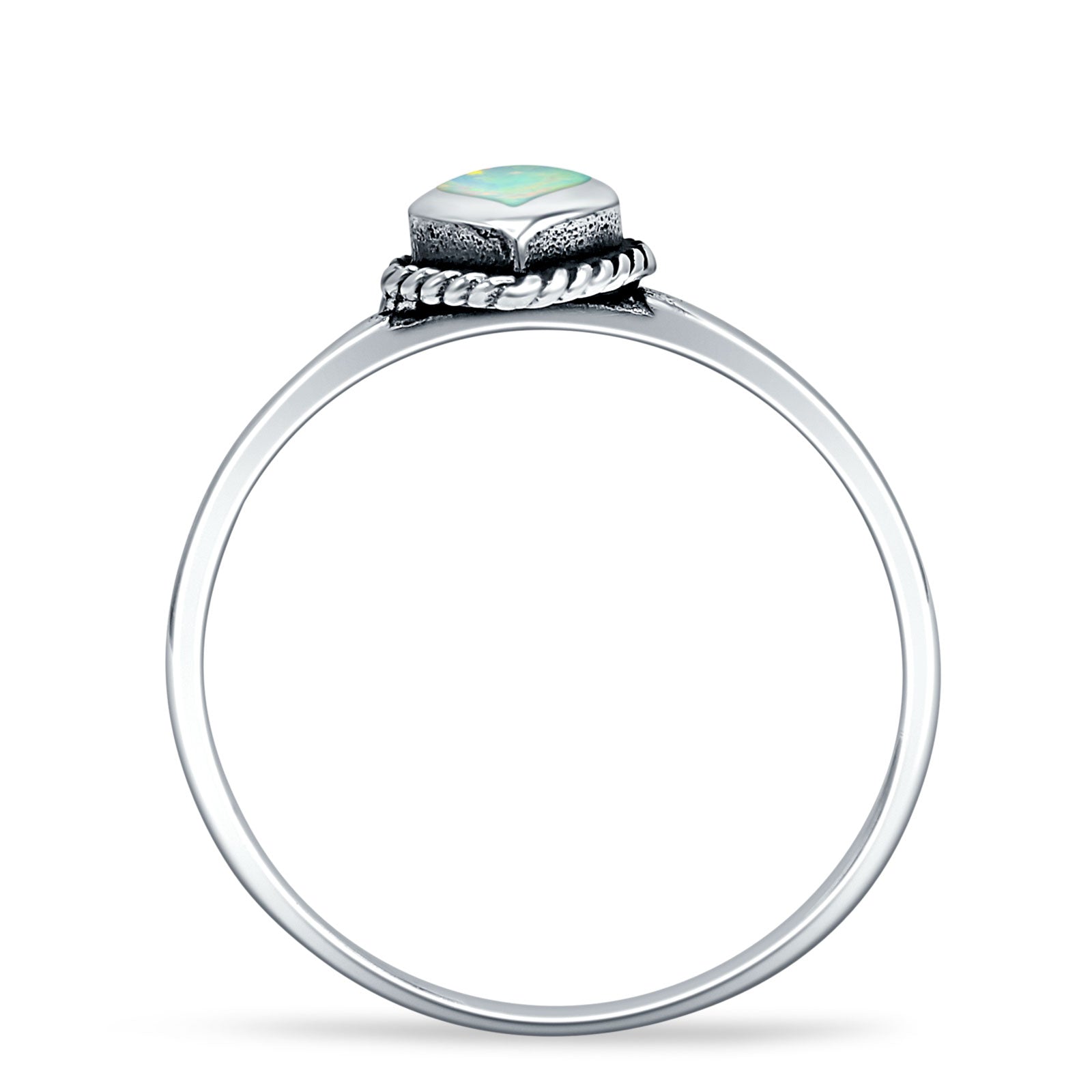 Pear Teardrop Solitaire Ring