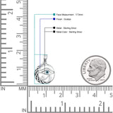 Eye of Horus & Evil Eye Pendant