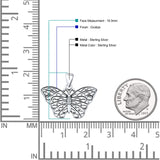 Butterfly Filigree Pendant