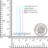 Art Deco Cluster Wedding Ring