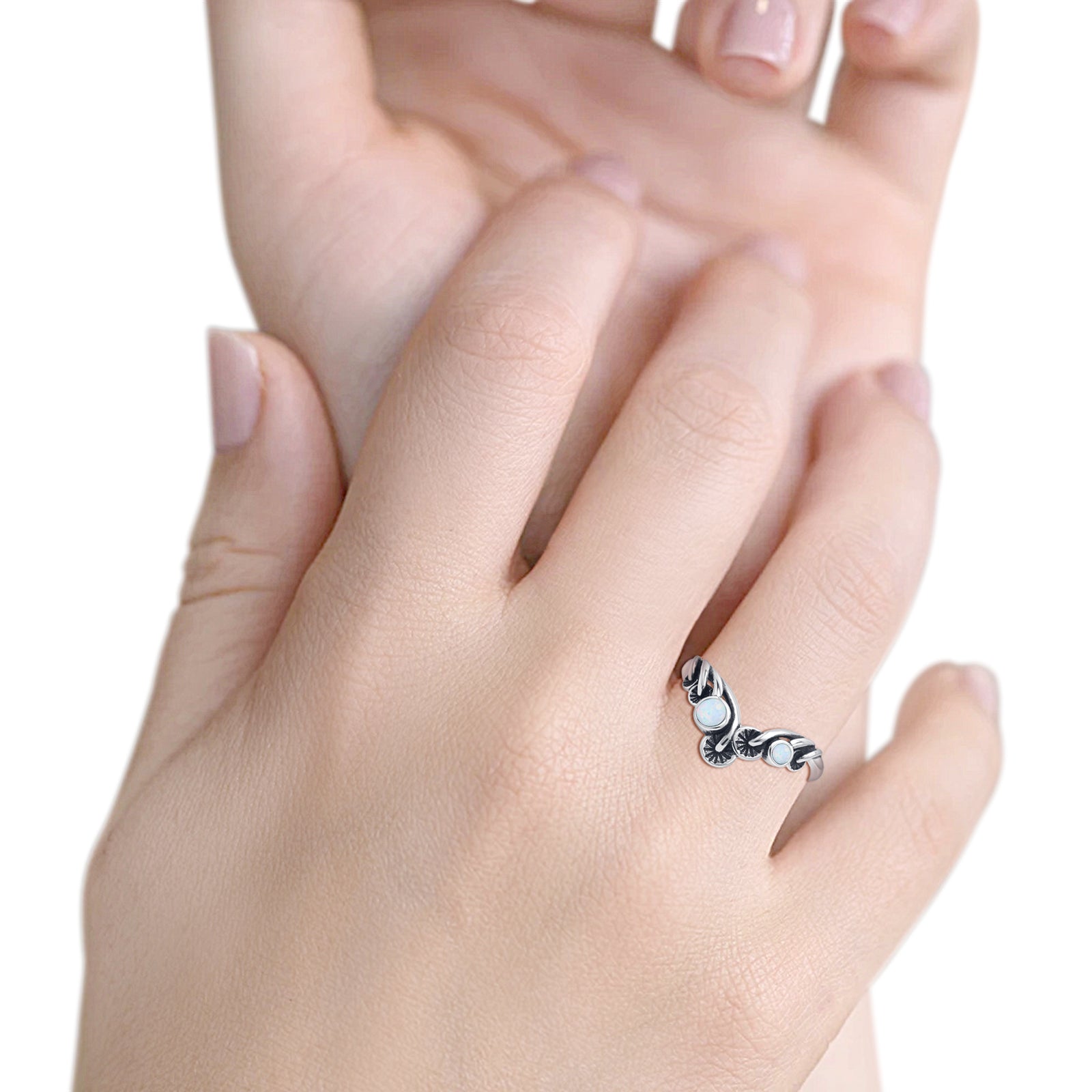 Mushroom Chevron Ring