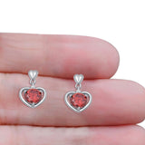 Heart Stud Earring