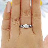Opal Promise Rings