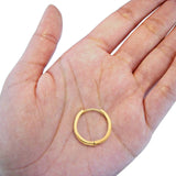 14K Yellow Gold Real 2mm Plain Fancy Huggies Earrings Hinged 1.5grams 15mm