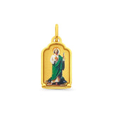 st jude gold pendant