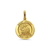 st joseph gold pendant