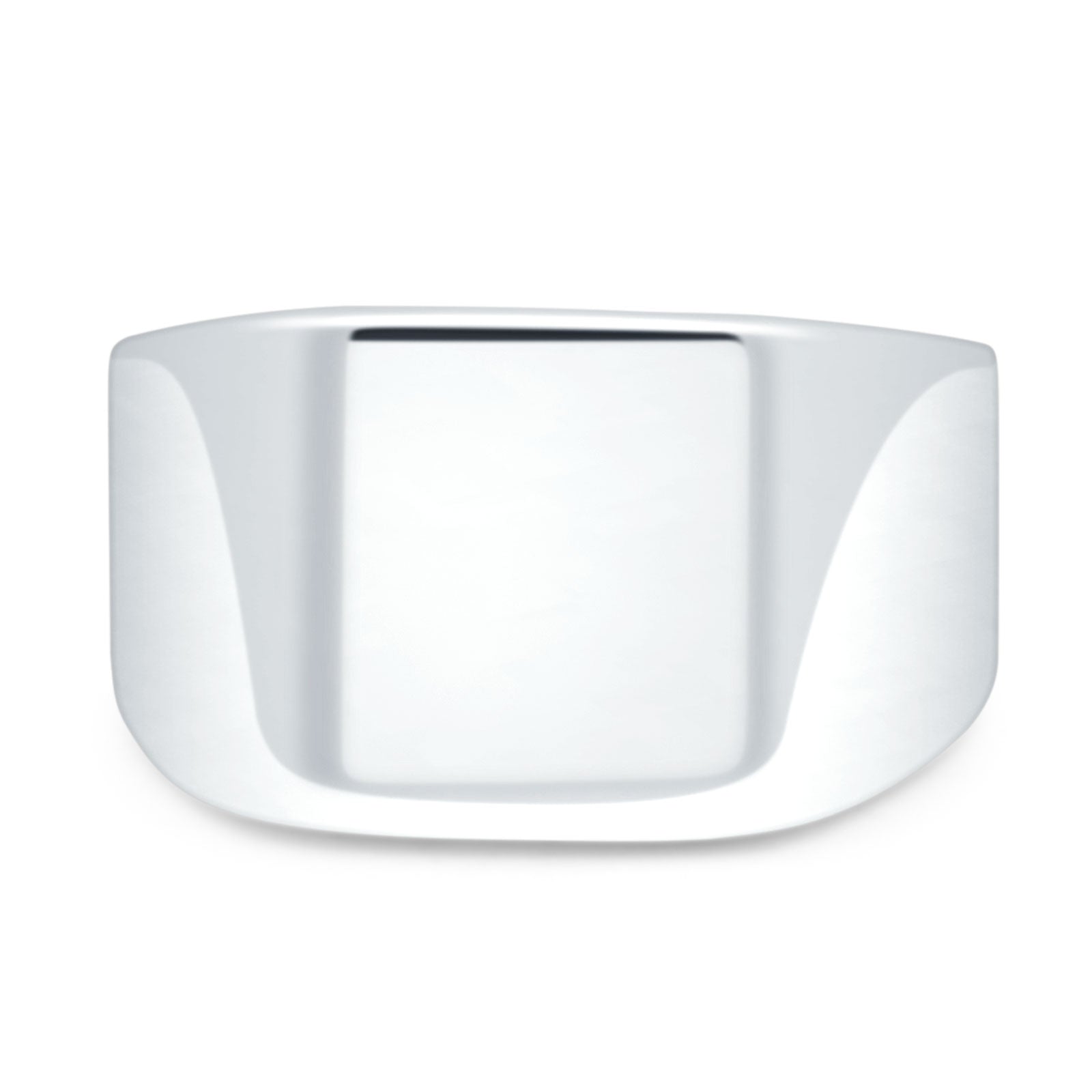 925 Sterling Silver Engravable Signet Band High Polished Thumb Ring Wholesale