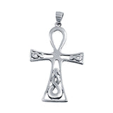 Ankh Cross Pendant Charm 925 Sterling Silver