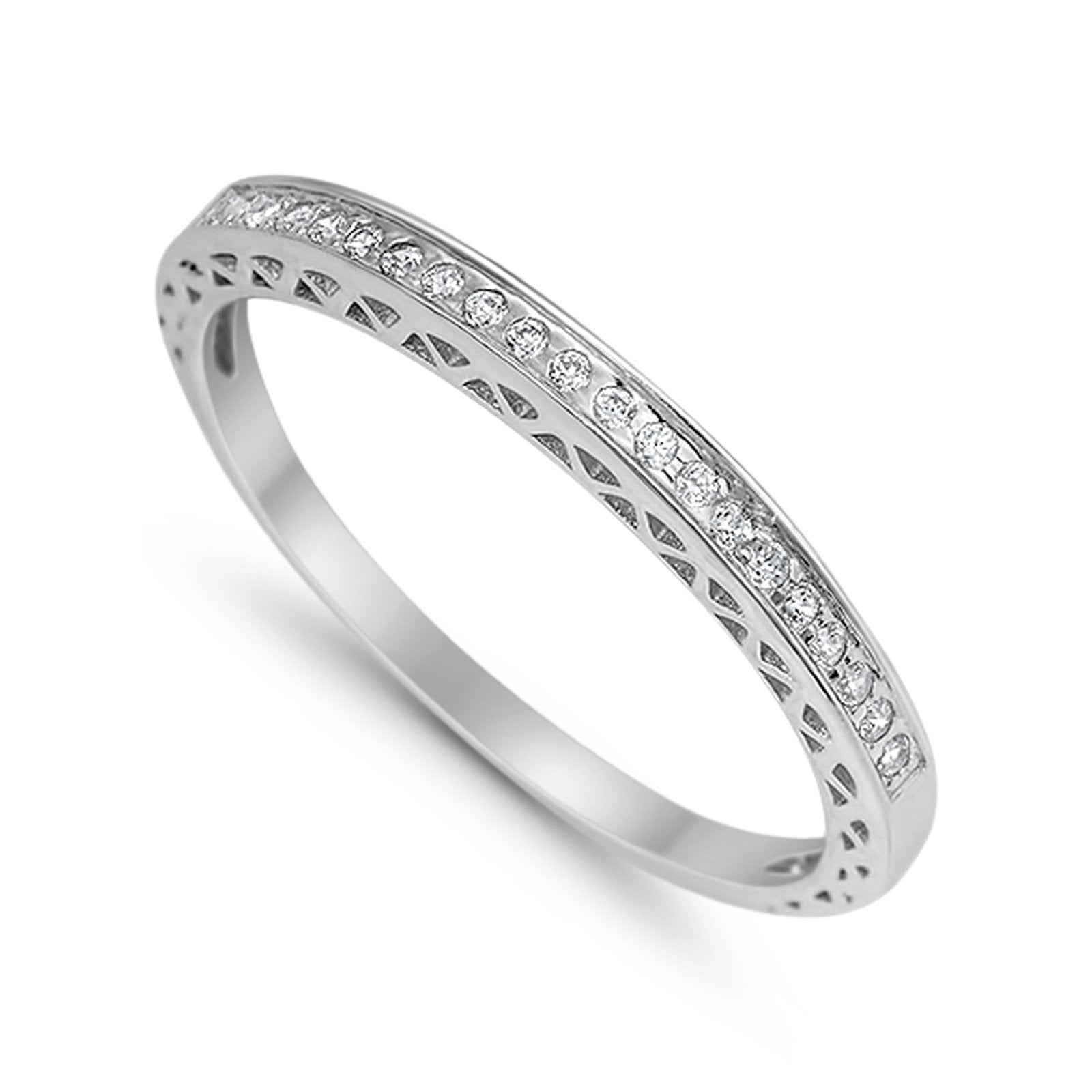 Halo Cocktail Engagement Ring Round Simulated Cubic Zirconia 925 Sterling Silver