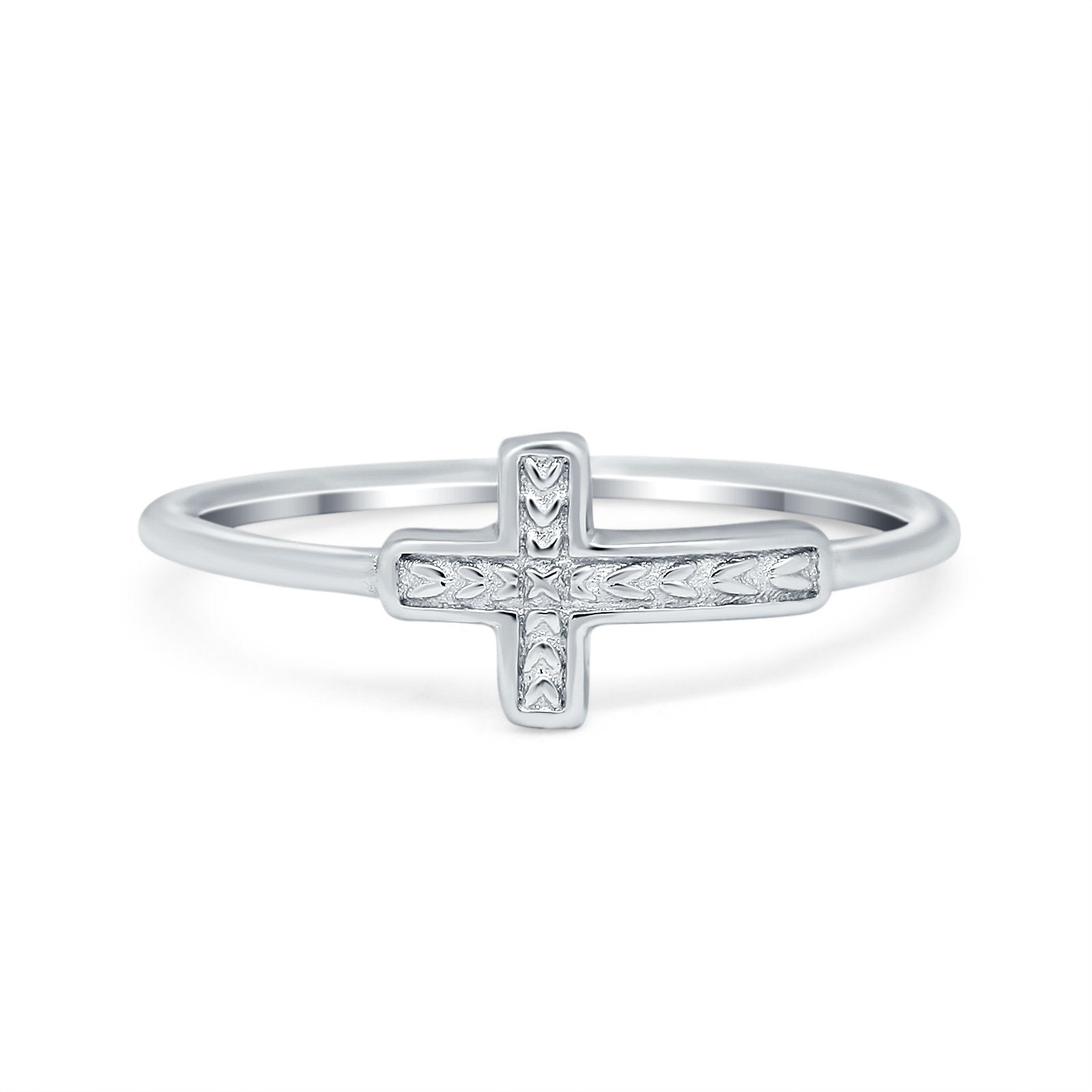 Sideways Cross Ring