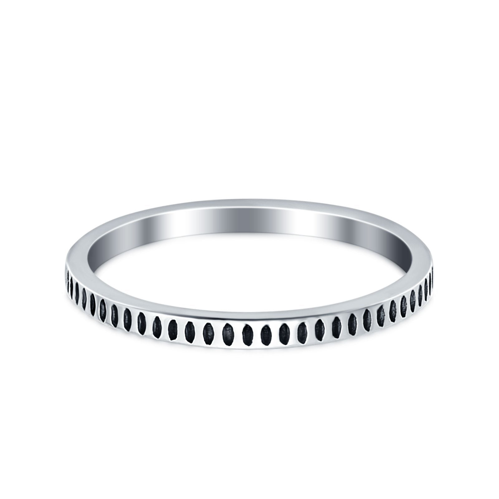 Oxidized Silver Ring