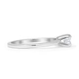 Solitaire Round Diamond Wedding Ring