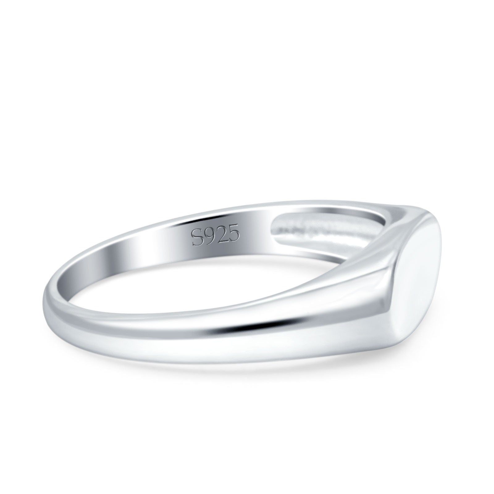 925 Sterling Silver Engravable Band Ring Wholesale