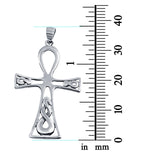 Ankh Cross Pendant Charm 925 Sterling Silver