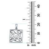 Faith Pendant Charm 925 Sterling Silver