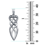 Snakes Charm Pendant 925 Sterling Silver