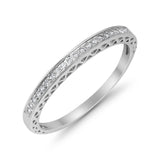 Halo Cocktail Engagement Ring Round Simulated Cubic Zirconia 925 Sterling Silver