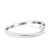 Snake Oxidized Band Solid 925 Sterling Silver Thumb Ring (6mm)