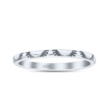 Pretty Sunrise Or Sunset Ring Rounded Sunshine New Art Trending Oxidized Band Thumb Ring