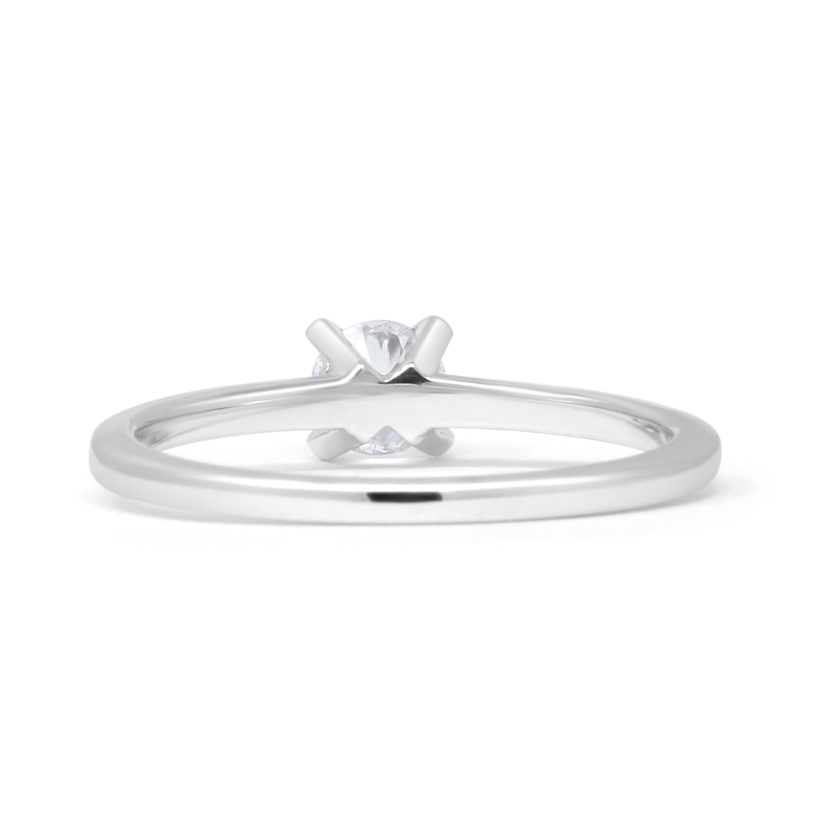 Solitaire Round Diamond Wedding Ring