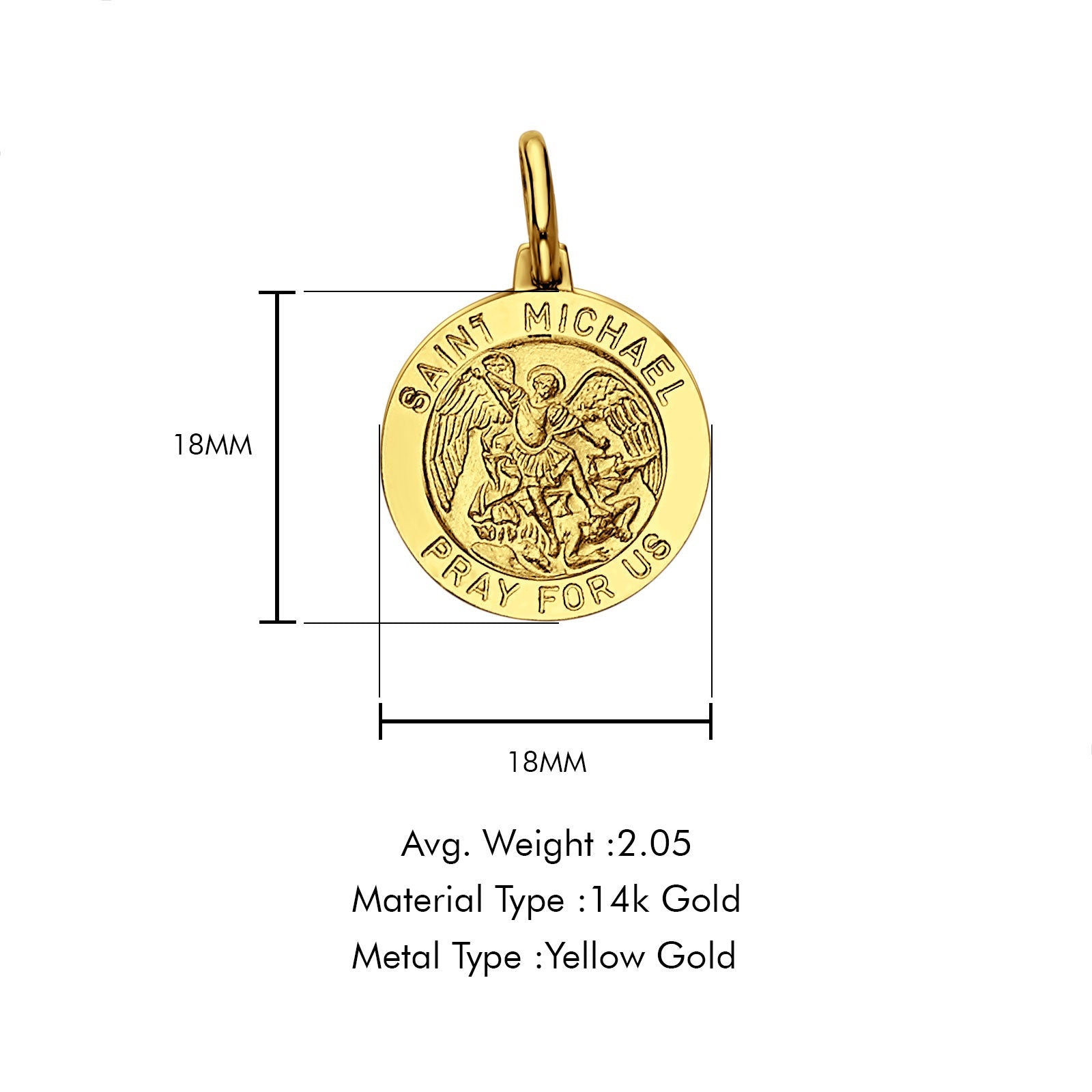st michael pendant