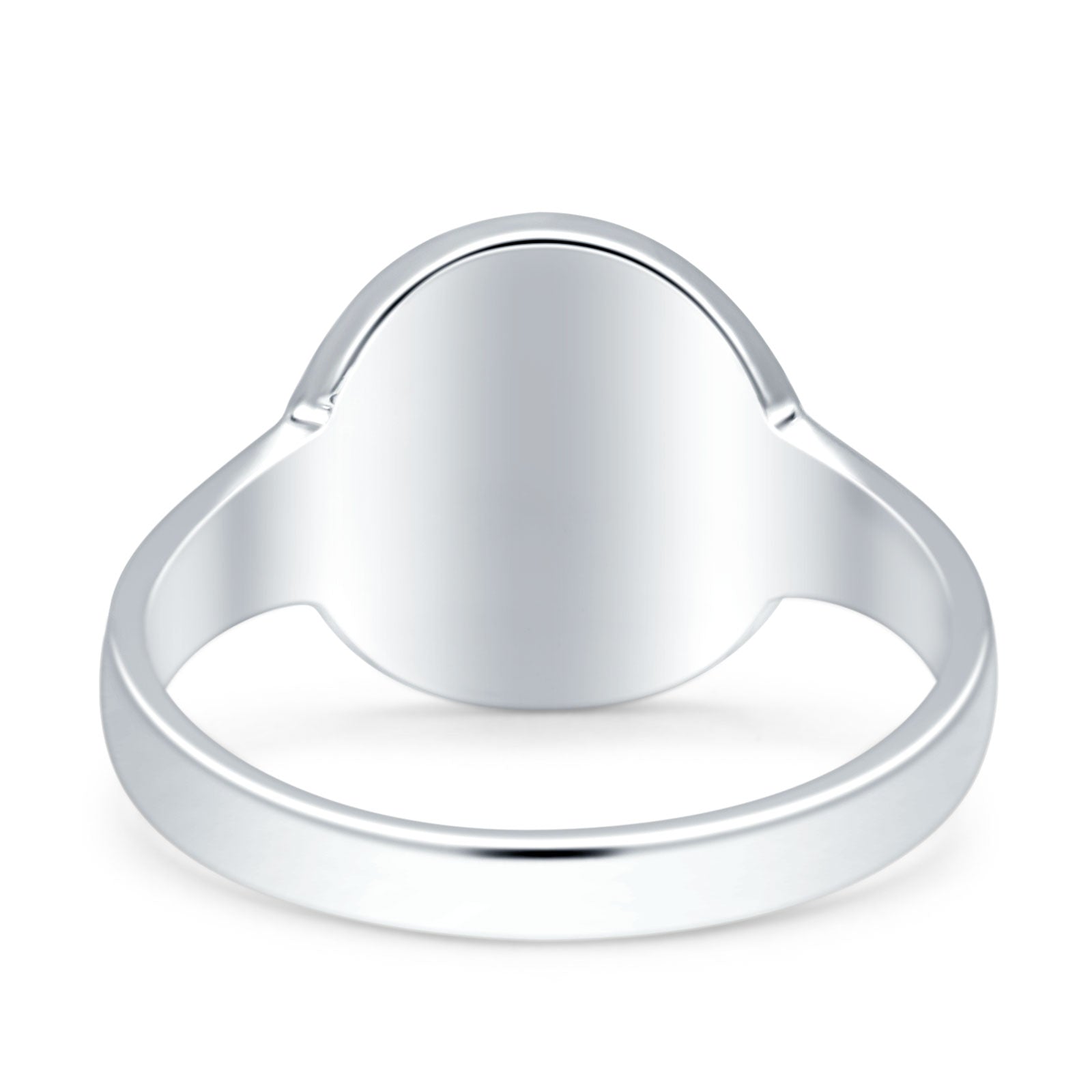 Peace Sign Thumb Ring Lab Created White Opal 925 Sterling Silver Wholesale