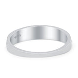 Moon Sun and Stars Band Oxidized Ring Solid 925 Sterling Silver (4mm)