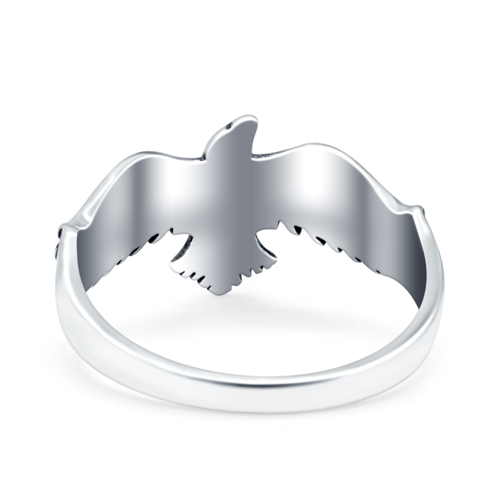 Celtic Oxidized Band Solid 925 Sterling Silver Thumb Ring (11mm)