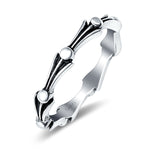 Oxidized Band Solid 925 Sterling Silver Thumb Ring (4mm)