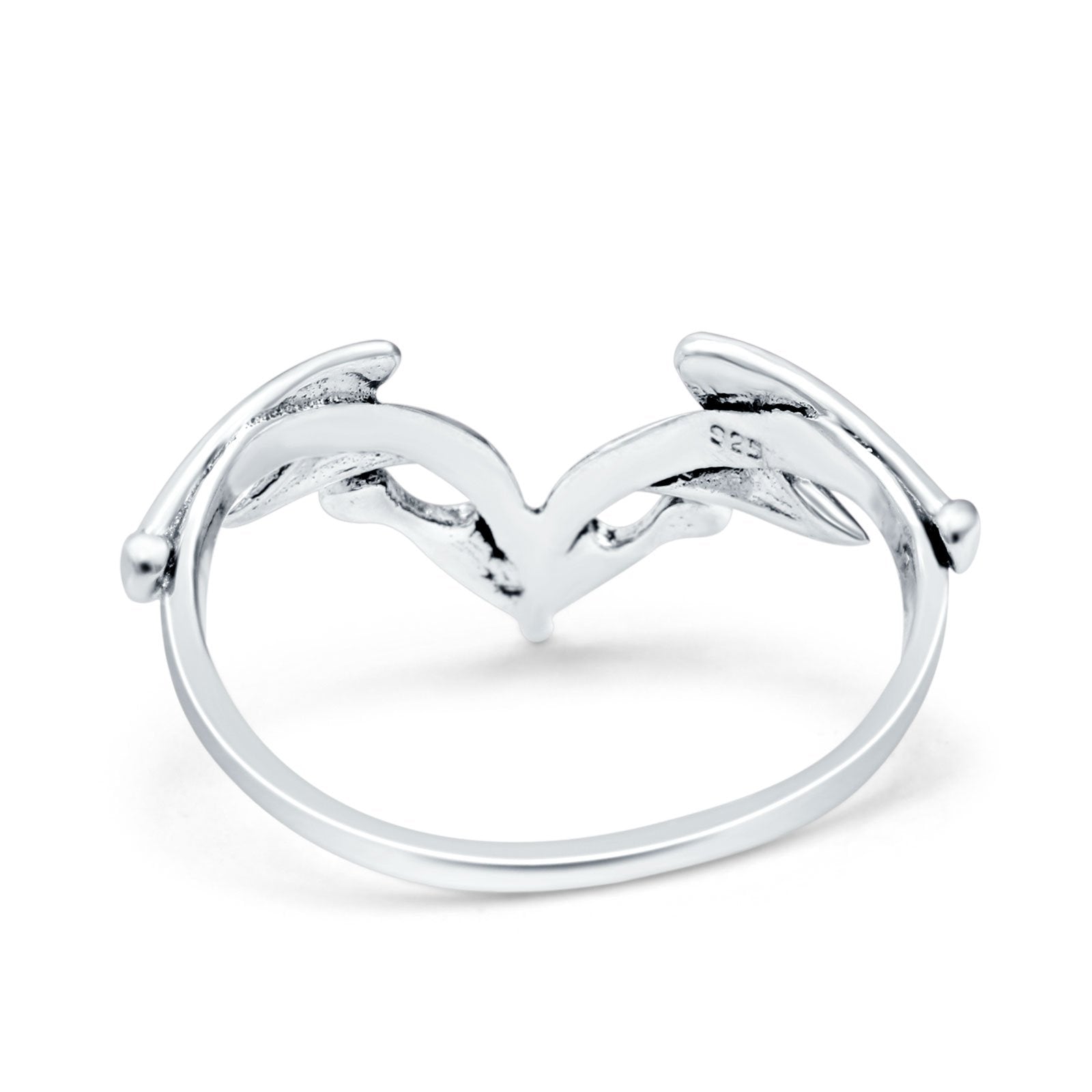 Oxidized Band Solid 925 Sterling Silver Thumb Ring (12.9mm)